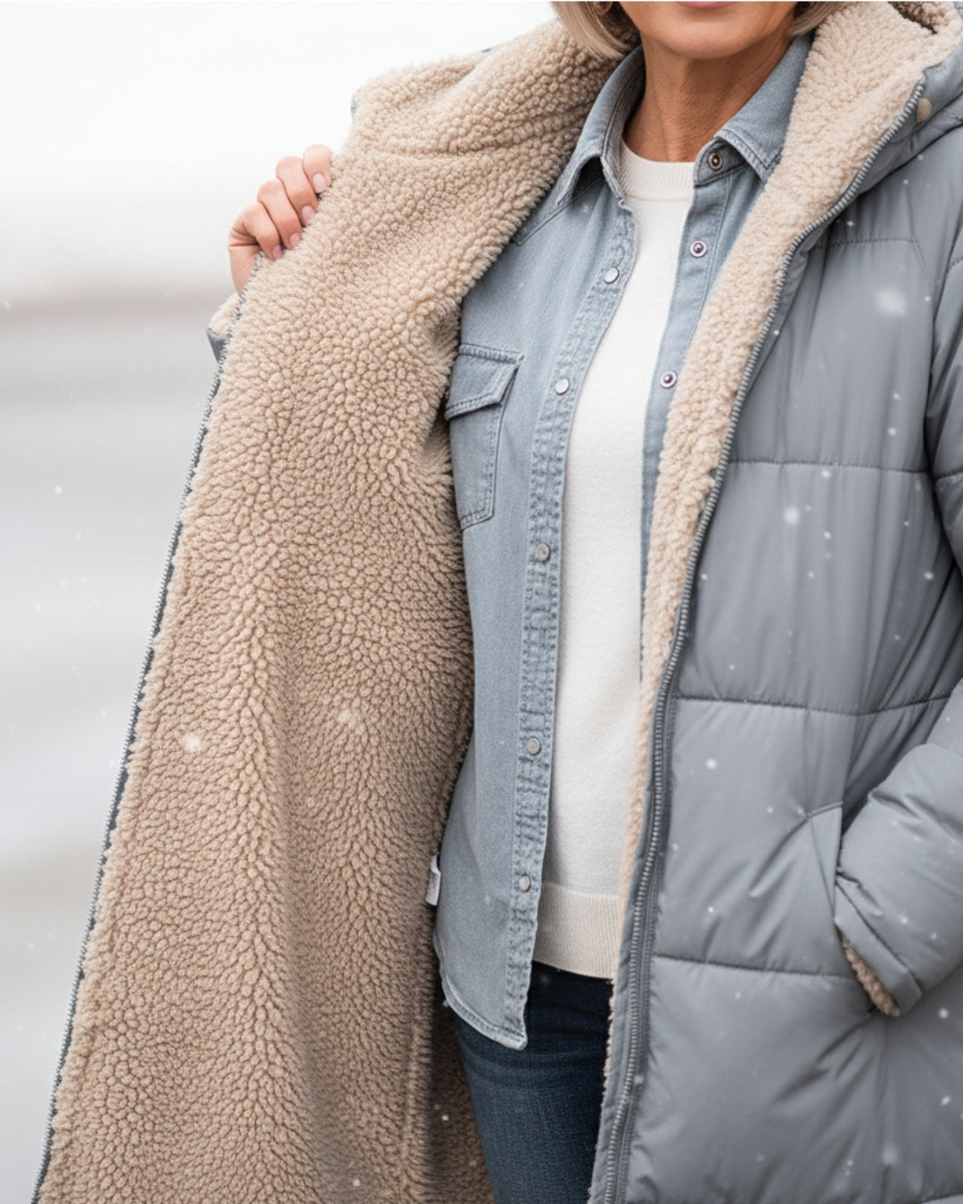 Eleanor | Sherpa Winter Coat - Maison Léa & Lou
