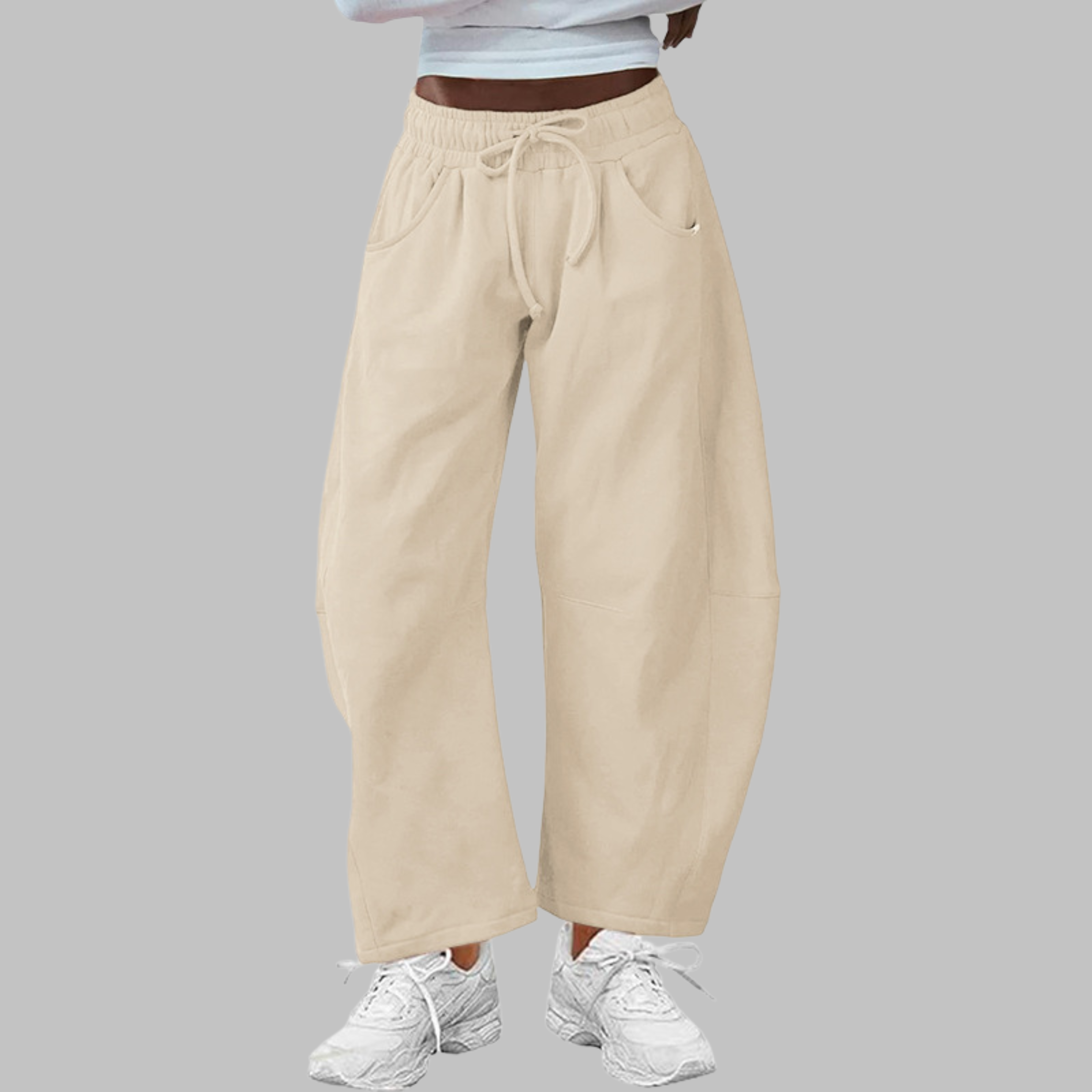 DIGMA™ - Casual Drawstring Barrel Leg Sweat Pants - Maison Léa & Lou