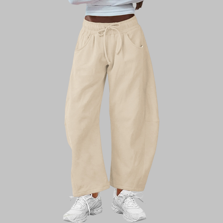DIGMA™ - Casual Drawstring Barrel Leg Sweat Pants - Maison Léa &amp; Lou