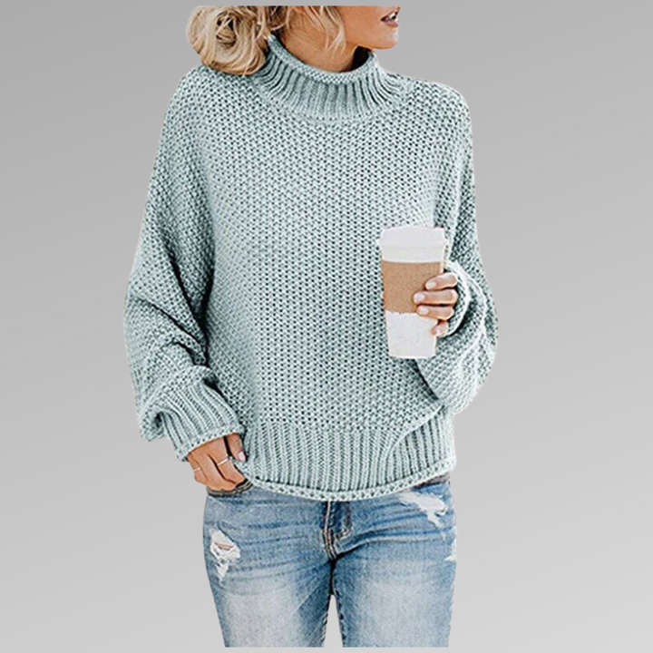 Mallory | Relaxed Turtleneck Jumper - Maison Léa &amp; Lou