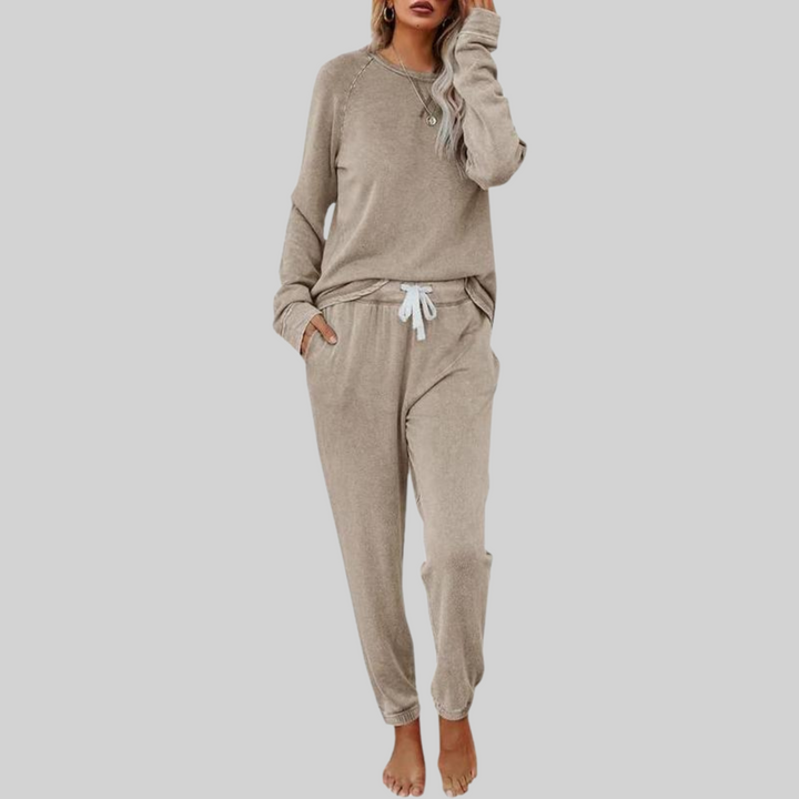 JOCELYN™ - Casual Long Sleeve and Sweatpants Set - Maison Léa &amp; Lou