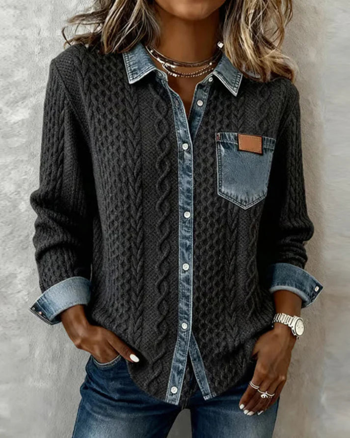 Élise™ | Elegant Button-Up Shirt - Maison Léa &amp; Lou