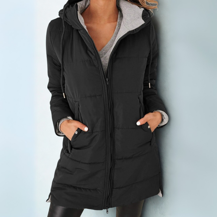 YILA™ - Casual Hooded Puffer Down Jacket - Maison Léa &amp; Lou