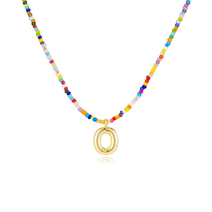 MACY™ - Colorful Bubble Letter Necklace - Maison Léa &amp; Lou