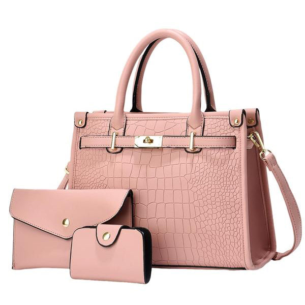 ALENOR™ | Crocodile Large Capacity Handbag Set - Maison Léa &amp; Lou