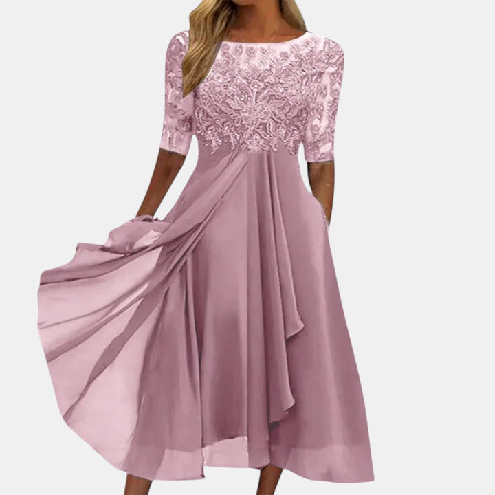 Rhonda™ | Elegant Lace Dress - Maison Léa &amp; Lou