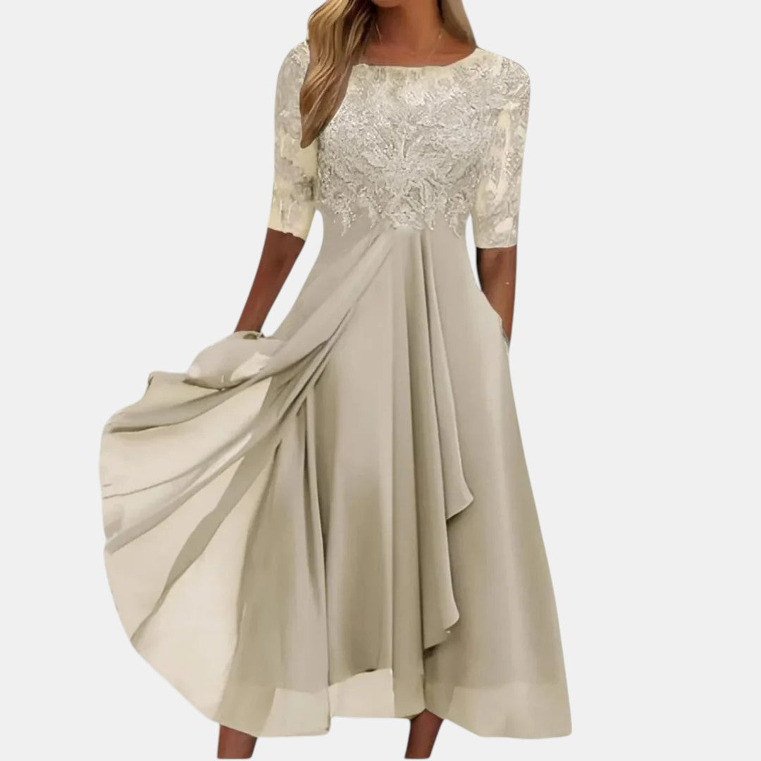 Rhonda™ | Elegant Lace Dress - Maison Léa &amp; Lou