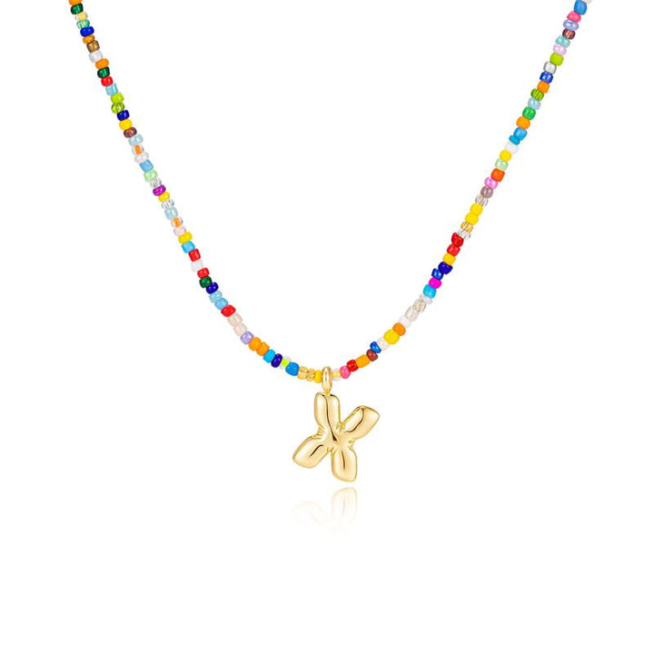 MACY™ - Colorful Bubble Letter Necklace - Maison Léa &amp; Lou