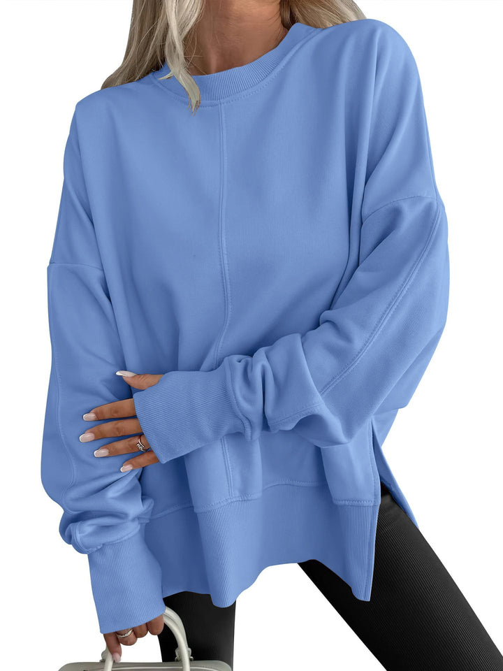 GWEN™ - Comfy Oversized Long Sleeve Sweatshirt - Maison Léa &amp; Lou