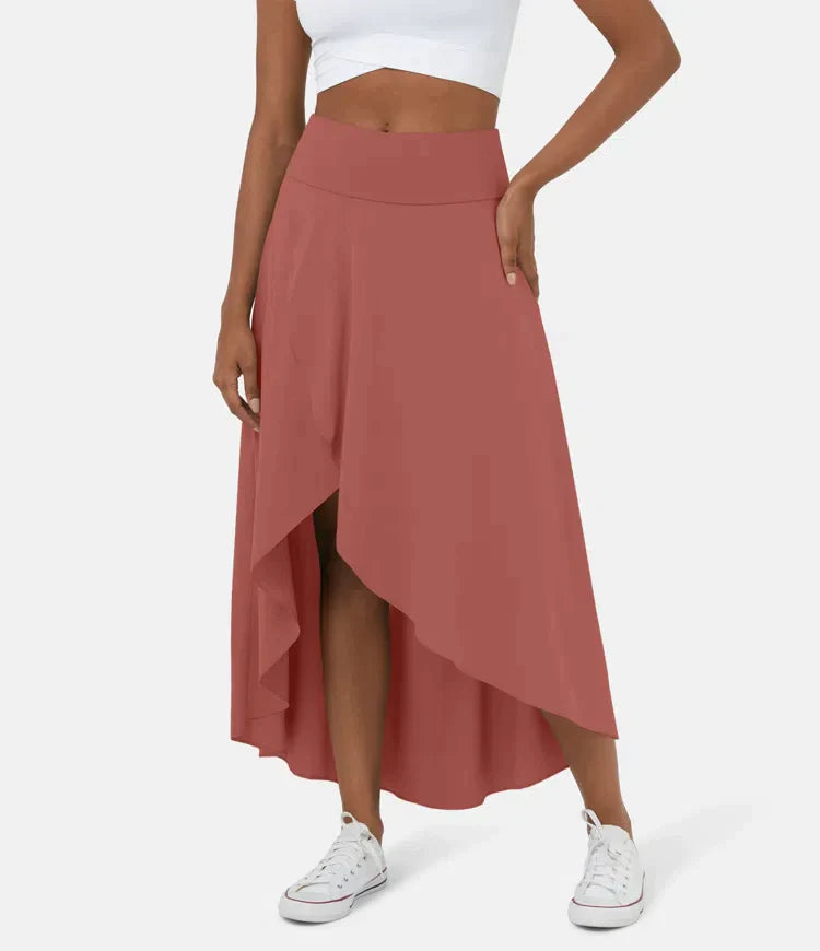 AMELIE™ - Elegant Asymmetric Midi Skirt - Maison Léa &amp; Lou