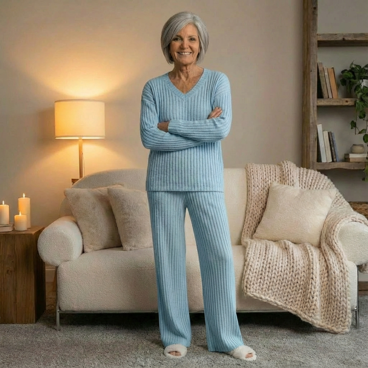LunaRib™ | Soft Knit Lounge Set - Maison Léa &amp; Lou