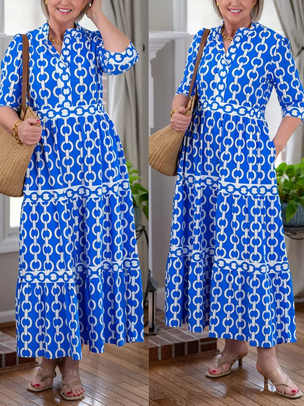 ALYANA™ - Chain Link Midi Dress - Maison Léa &amp; Lou