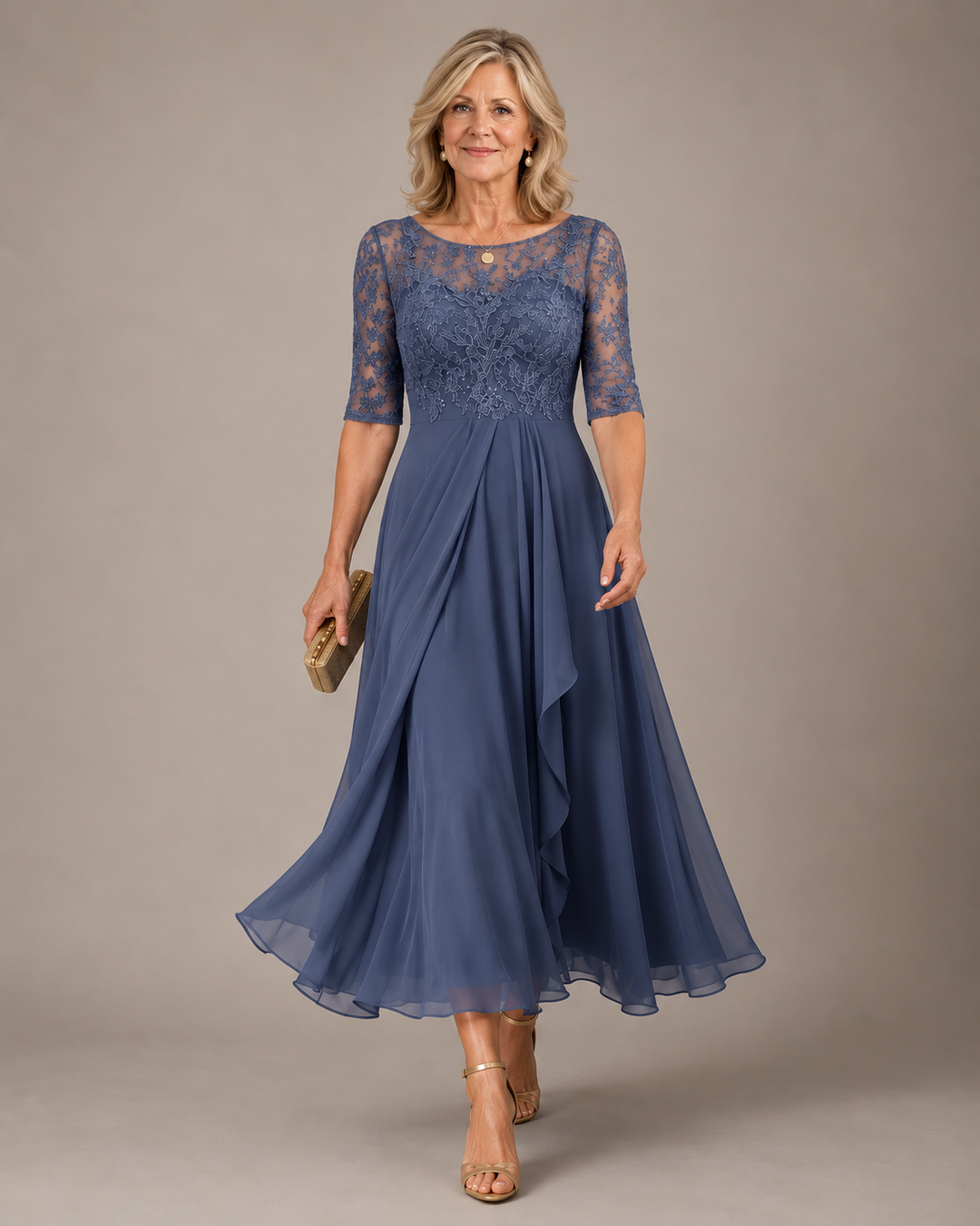 ROSE – THE LACE MIDI DRESS THAT FLATTERS YOUR SILHOUETTE - Maison Léa & Lou