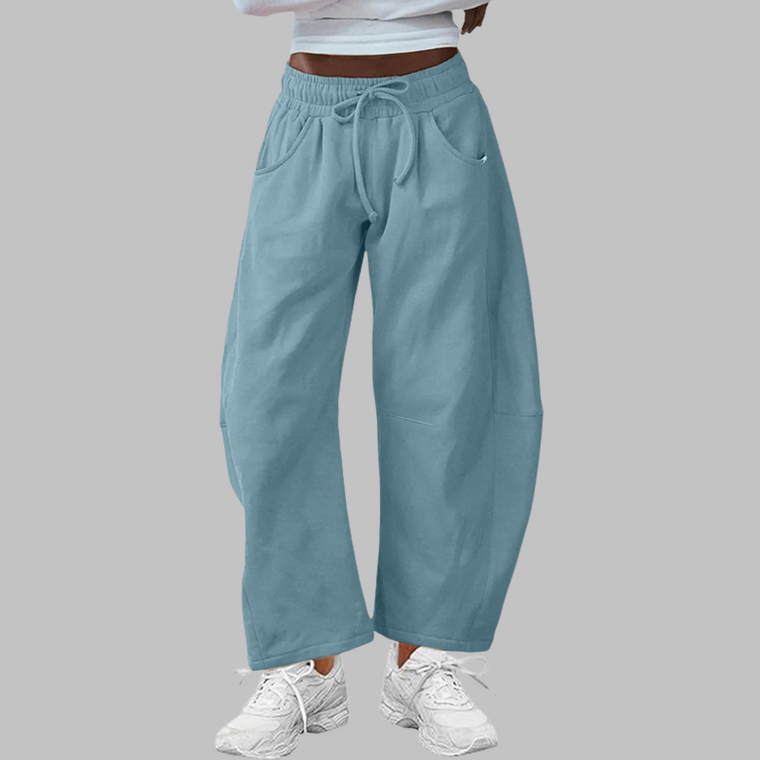 DIGMA™ - Casual Drawstring Barrel Leg Sweat Pants - Maison Léa & Lou