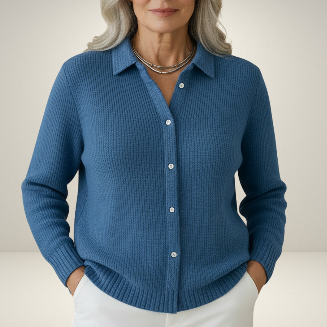 Claire™ | Classic Button Cardigan - Maison Léa &amp; Lou