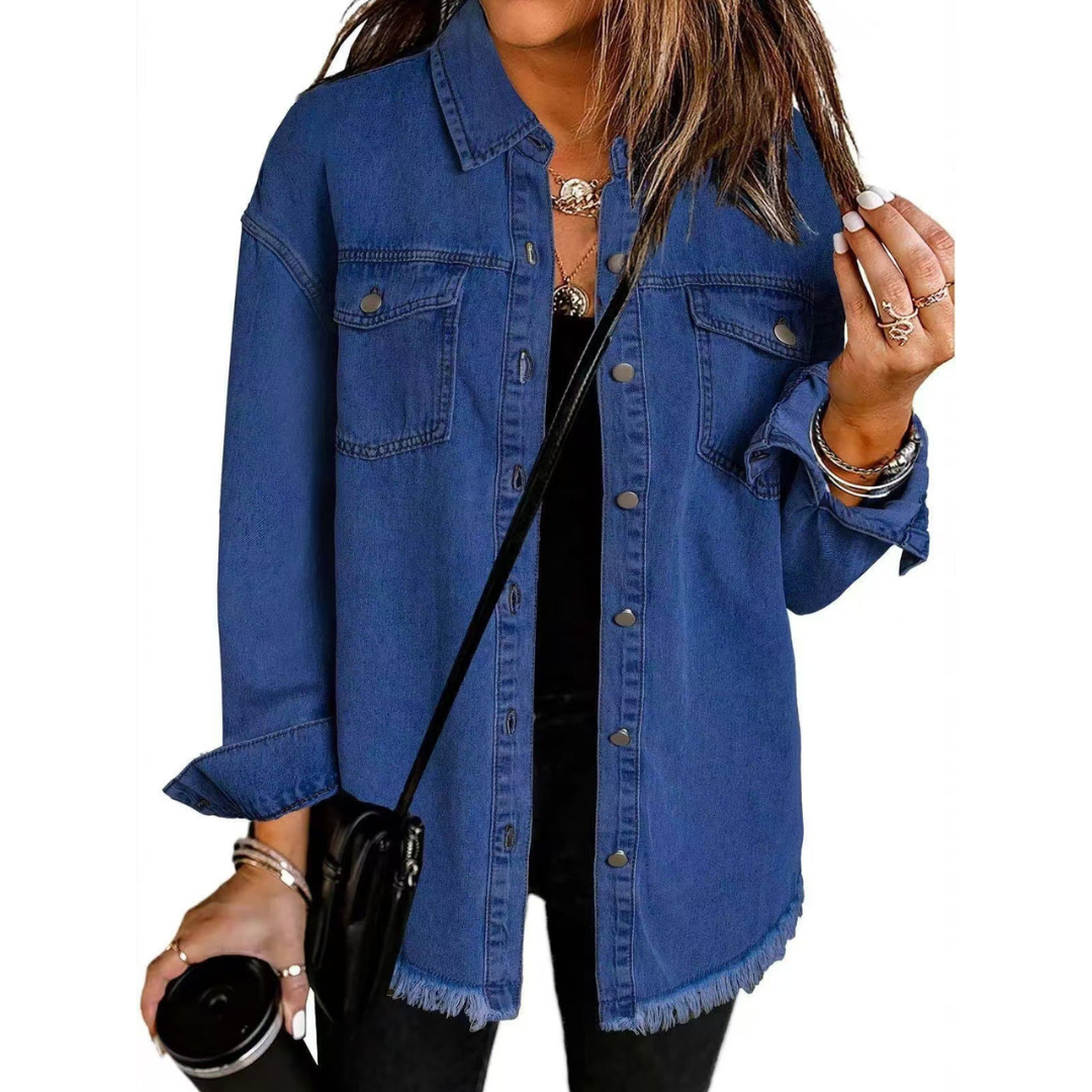 Katja™ | Denim Jacket - Maison Léa &amp; Lou