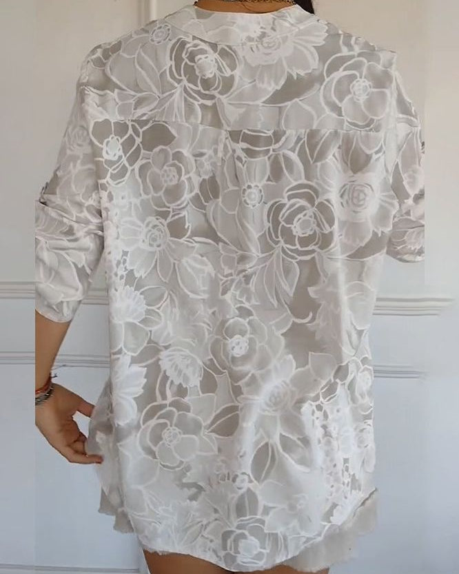 Elora™ | Elegant Blouse with Pocket - Maison Léa &amp; Lou