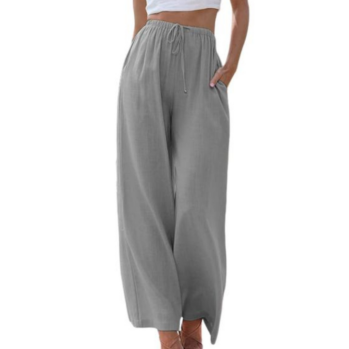 MARIANNE™ – Casual Summer Wide Leg Trousers - Maison Léa &amp; Lou
