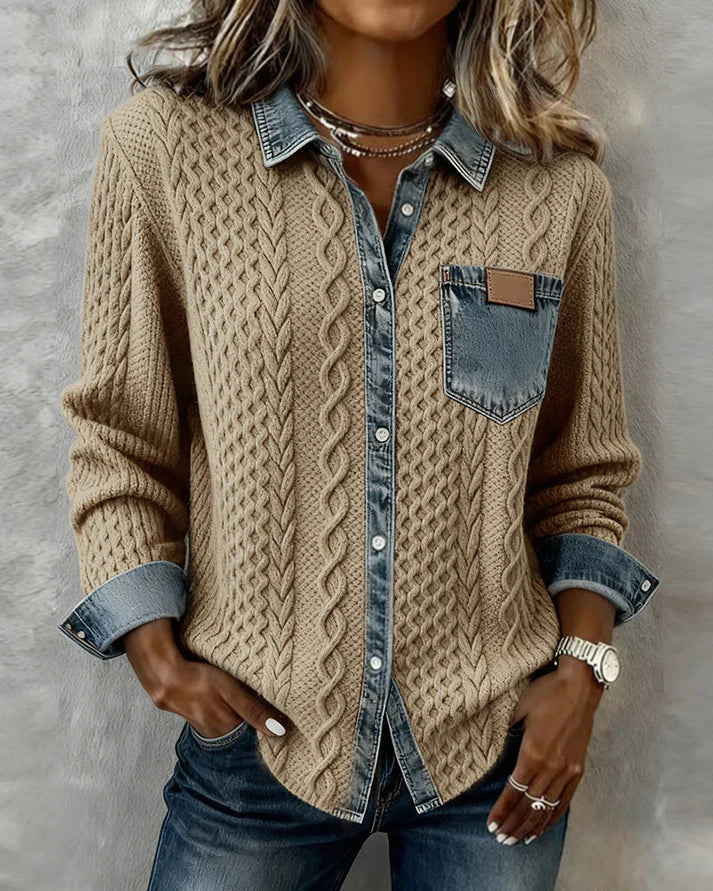 Élise™ | Elegant Button-Up Shirt - Maison Léa &amp; Lou