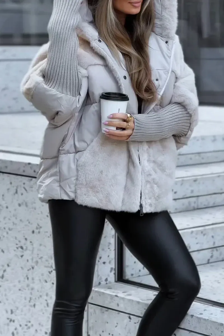 MARISA™ -  Plush Comfort Hooded Jacket - Maison Léa &amp; Lou