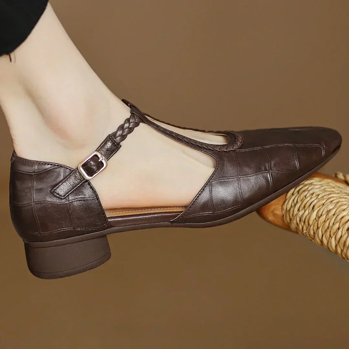 Katharina™ | Elegant Leather Shoes - Maison Léa &amp; Lou
