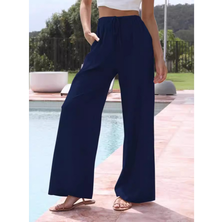 VIRENA™ – Relaxed Lightweight Wide Leg Summer Trousers - Maison Léa &amp; Lou