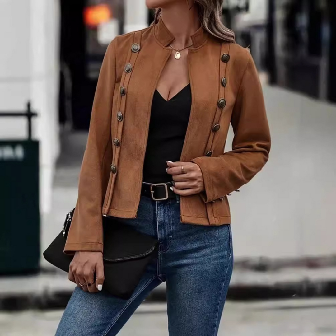TASMIN™ - Vintage Slim Fit  Long Sleeve Jacket - Maison Léa &amp; Lou