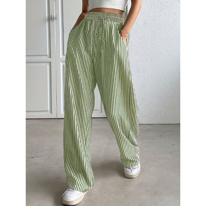 BAYLEEZ™ – Simple Summer Striped Relaxed Fit Bottoms