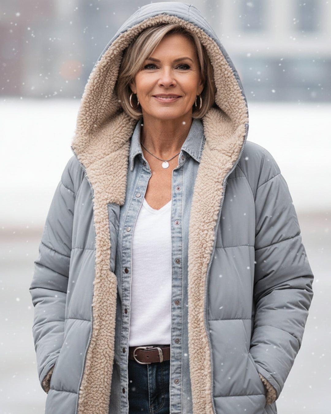 Eleanor | Sherpa Winter Coat - Maison Léa & Lou