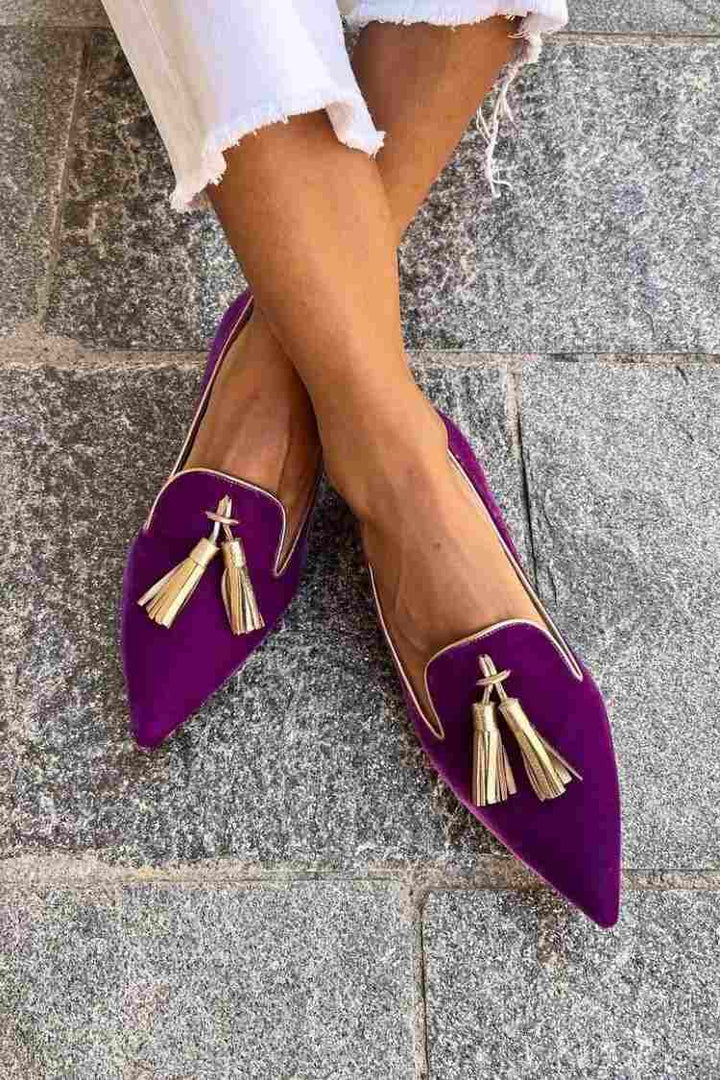 Portia - Mocassini con frange boho