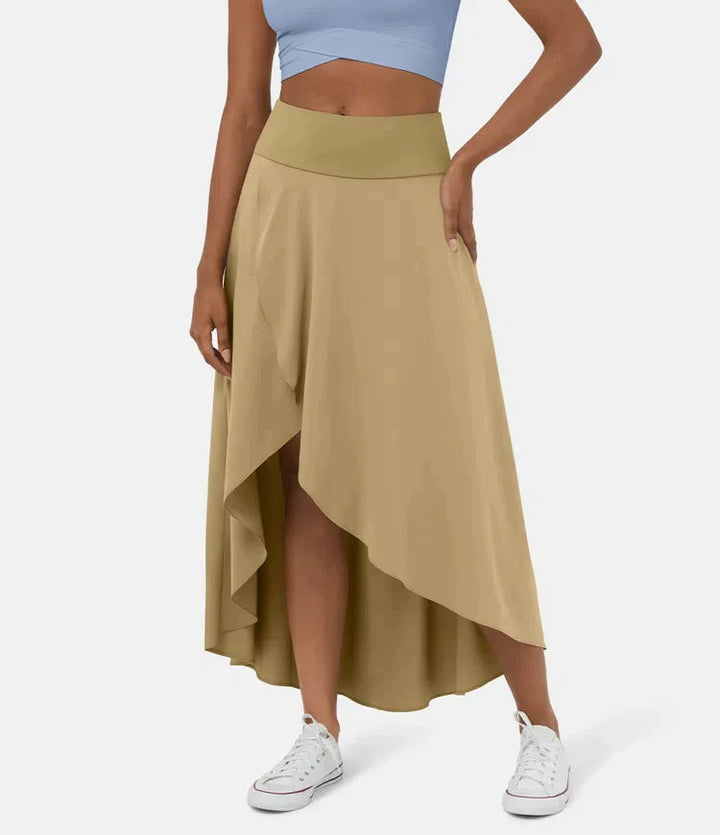 AMELIE™ - Elegant Asymmetric Midi Skirt - Maison Léa &amp; Lou