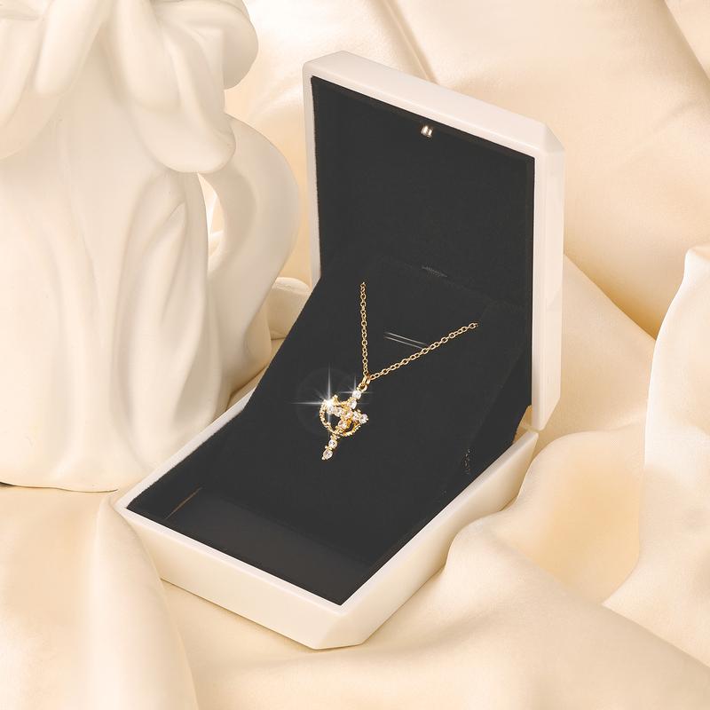 CLARISSE™ – Classic Cross &amp; Crown Necklace - Maison Léa &amp; Lou