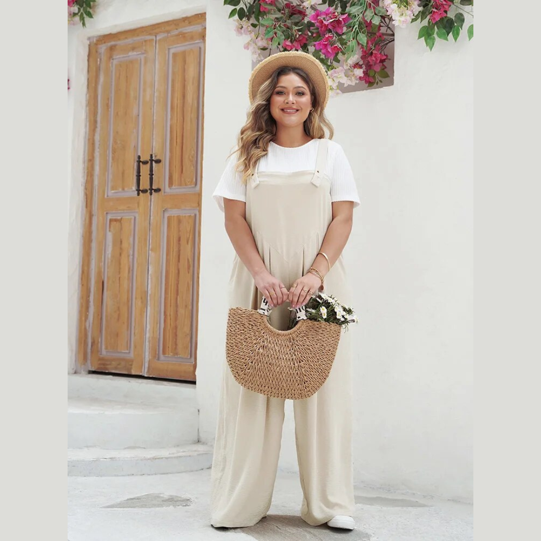 Charlotte™ | Komfortabel Jumpsuit Med brede Bukseben - Maison Léa & Lou
