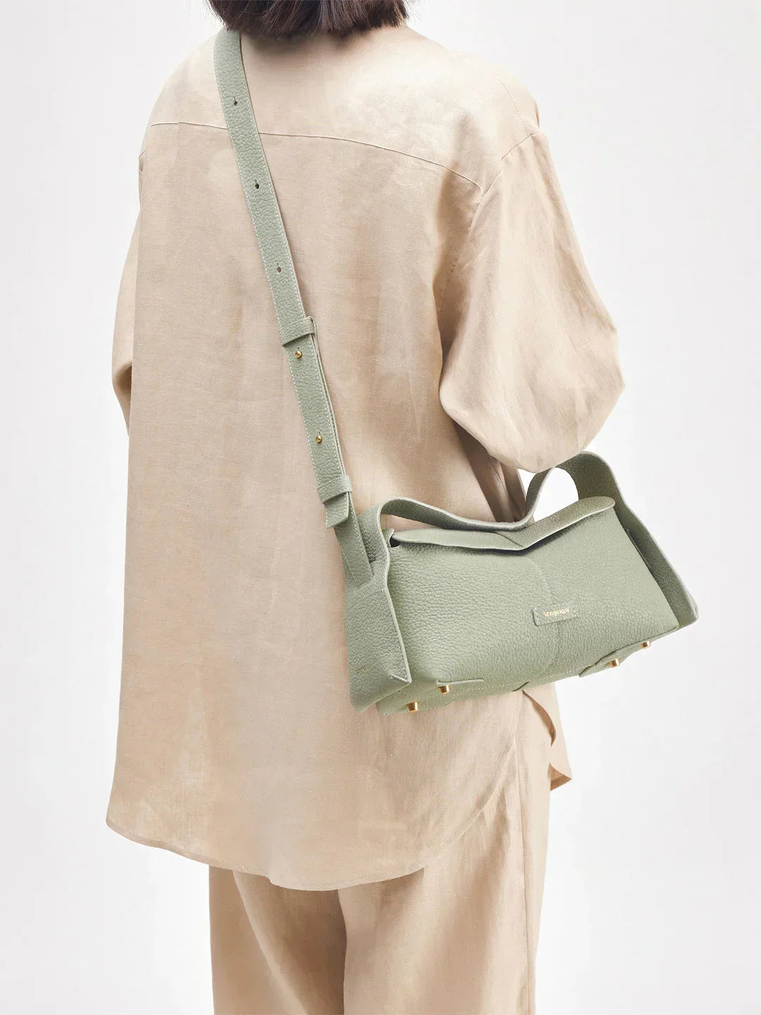 Small Lioré Roof Bag - Jade - Maison Léa &amp; Lou