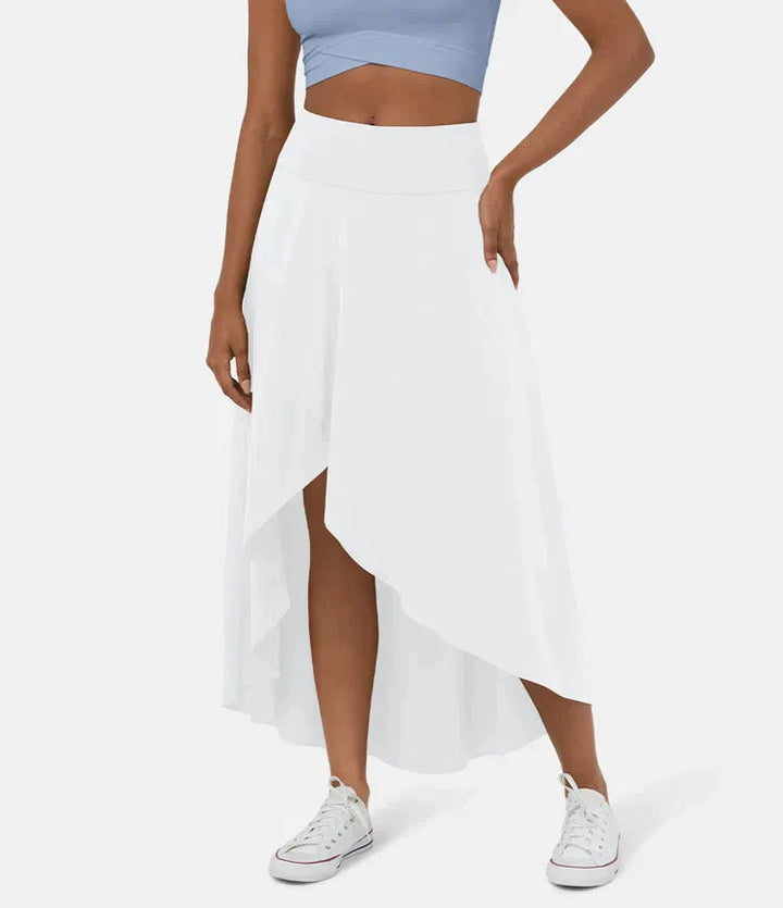 AMELIE™ - Elegant Asymmetric Midi Skirt - Maison Léa &amp; Lou