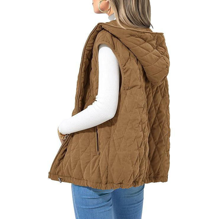 LIAM™ - Cozy Sleeveless Hooded Winter Coat with Pockets - Maison Léa &amp; Lou