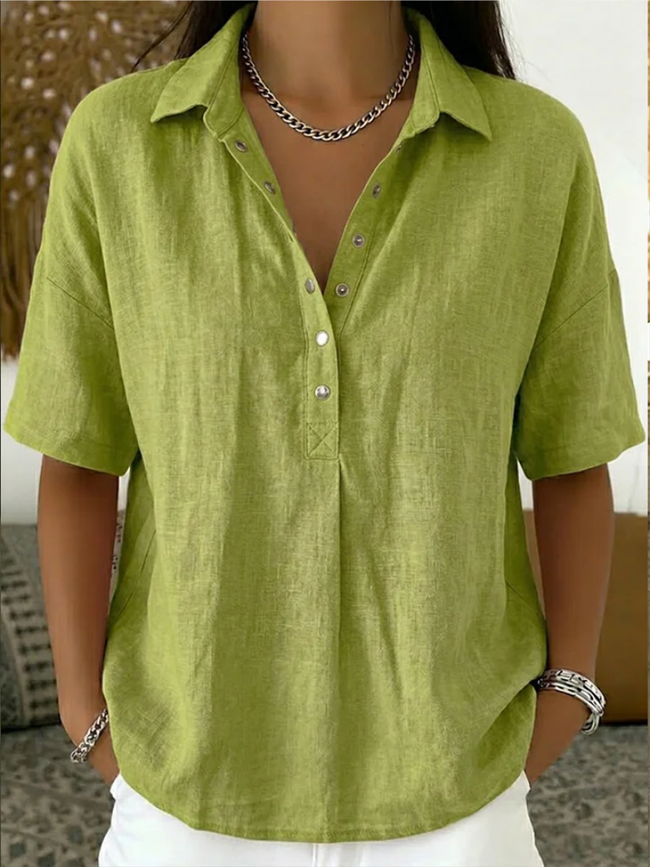 Willow™ |  Timeless Relaxed Blouse - Maison Léa &amp; Lou