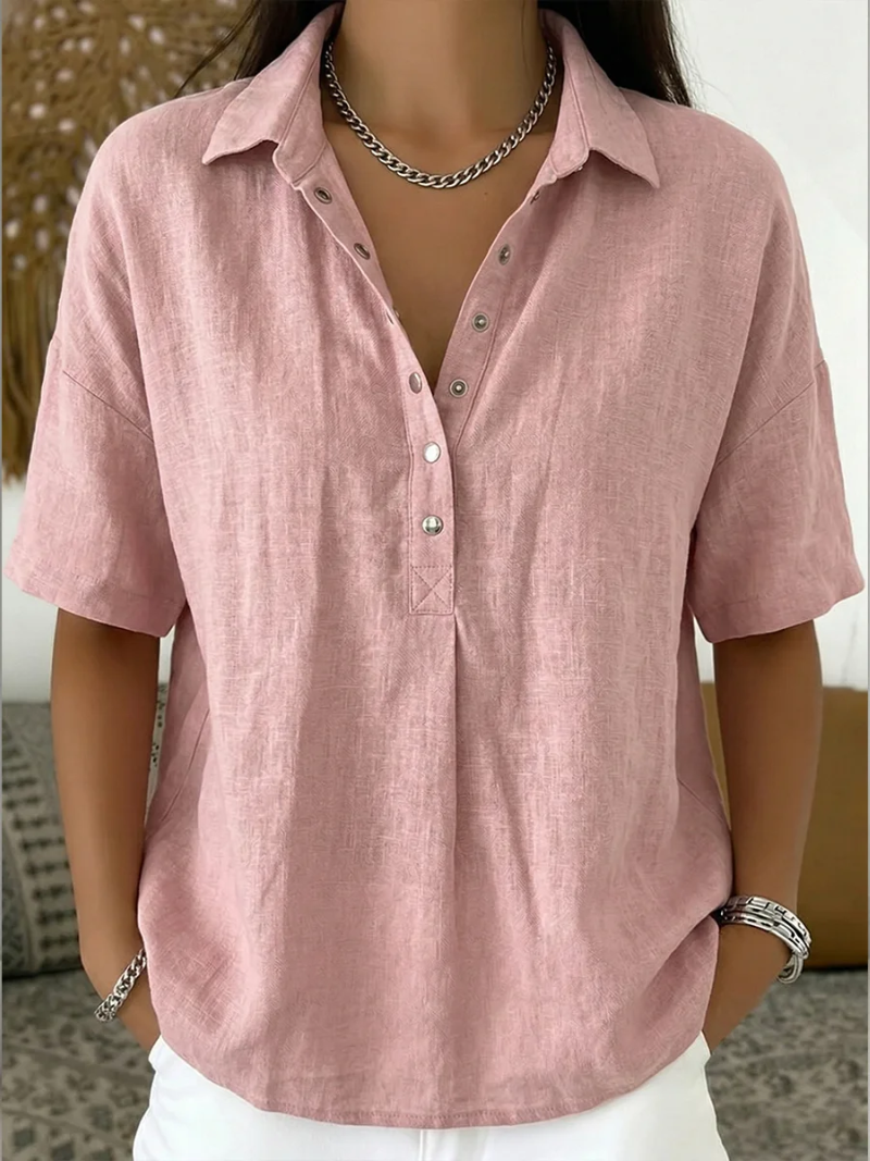 Willow™ |  Timeless Relaxed Blouse - Maison Léa &amp; Lou