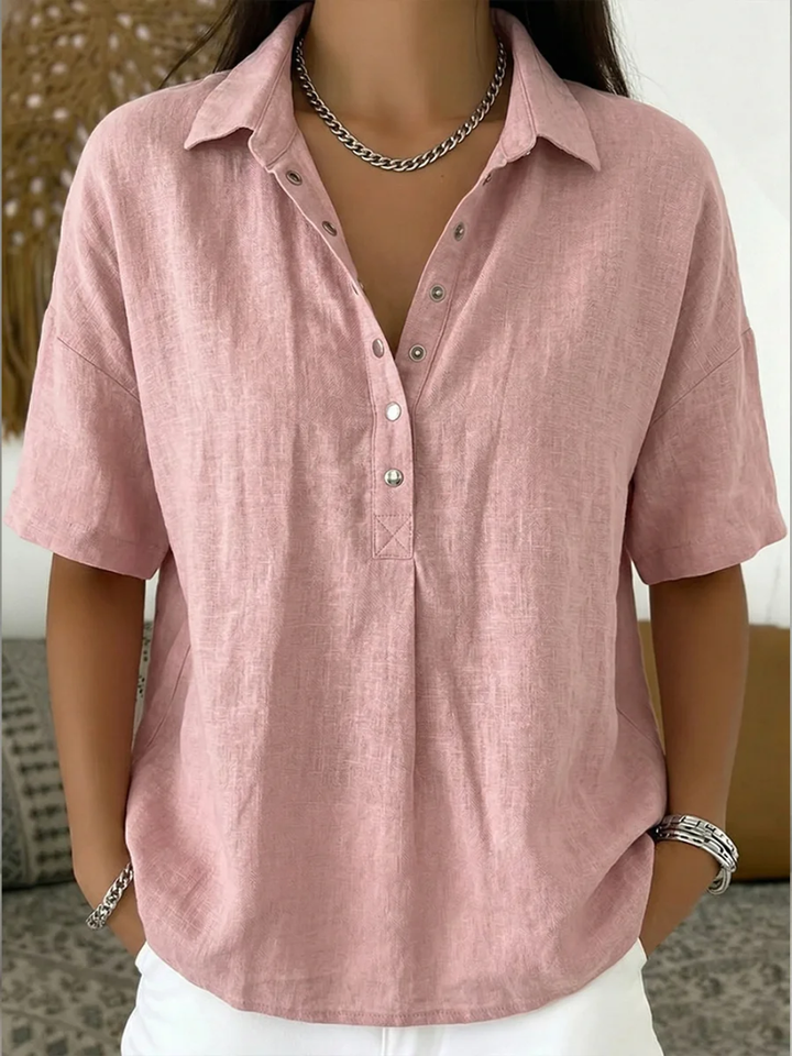 Willow™ |  Timeless Relaxed Blouse - Maison Léa &amp; Lou