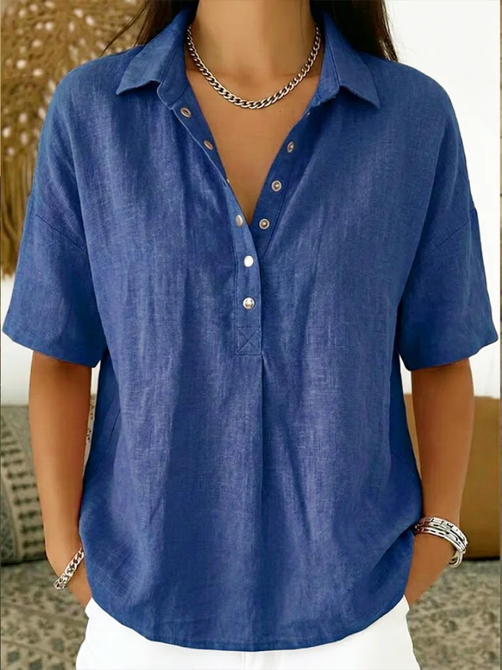 Willow™ |  Timeless Relaxed Blouse - Maison Léa &amp; Lou