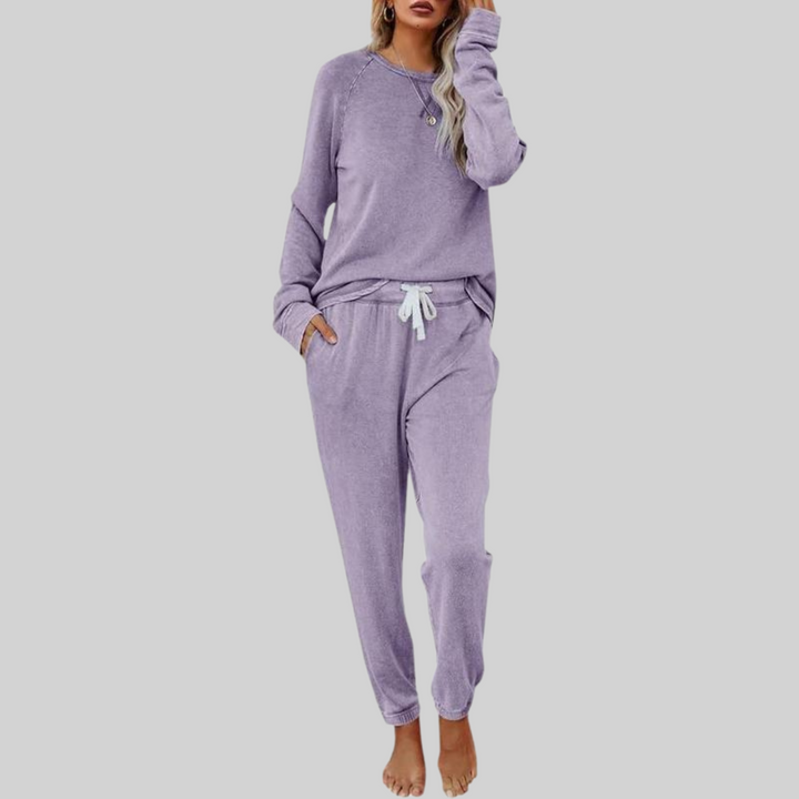 JOCELYN™ - Casual Long Sleeve and Sweatpants Set - Maison Léa &amp; Lou