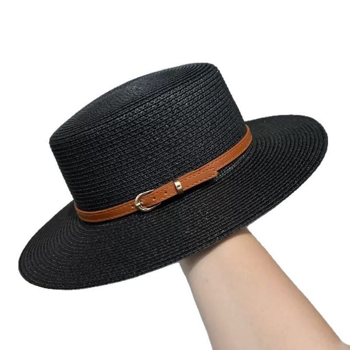 Odette | Belted Wide Brim Sun Hat - Maison Léa &amp; Lou