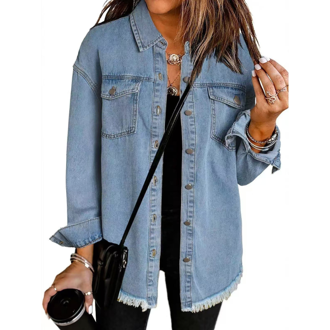 Katja™ | Denim Jacket - Maison Léa &amp; Lou