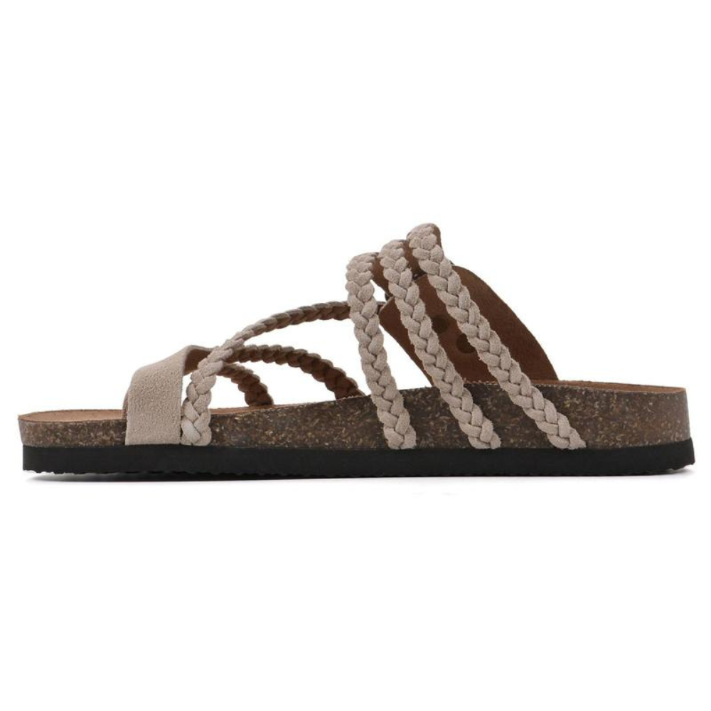 Harrison | Braided Comfort Sandals - Maison Léa &amp; Lou