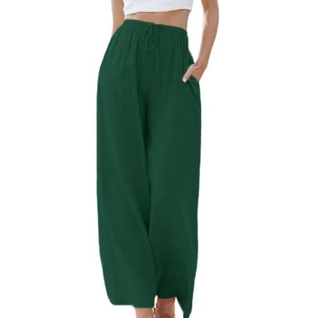 MARIANNE™ – Casual Summer Wide Leg Trousers - Maison Léa &amp; Lou