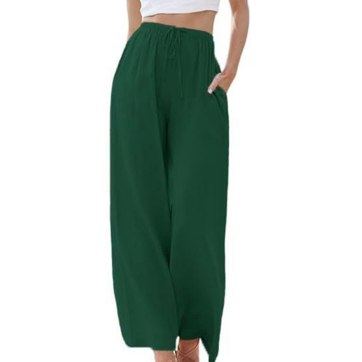 MARIANNE™ – Casual Summer Wide Leg Trousers - Maison Léa &amp; Lou