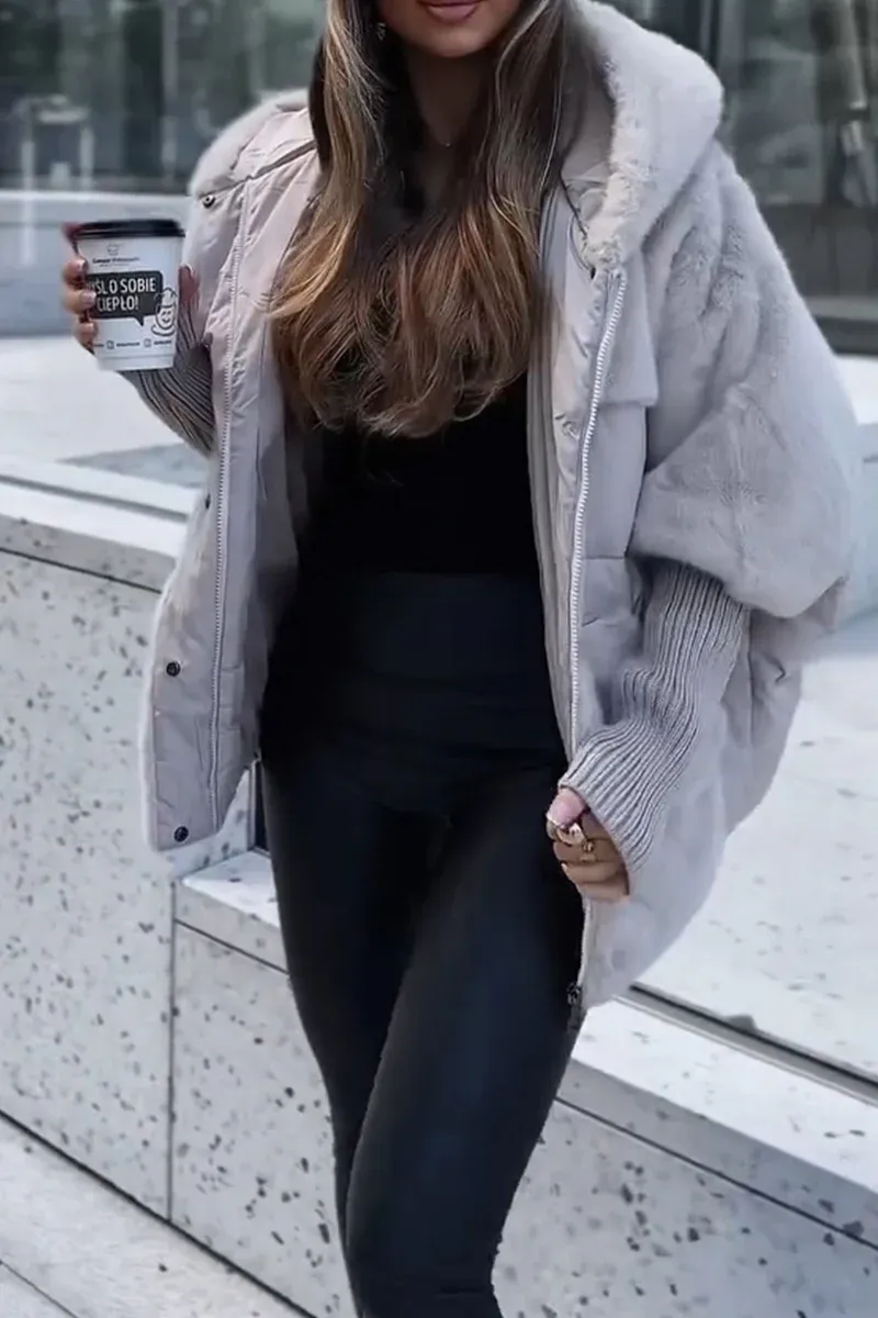 MARISA™ -  Plush Comfort Hooded Jacket - Maison Léa &amp; Lou