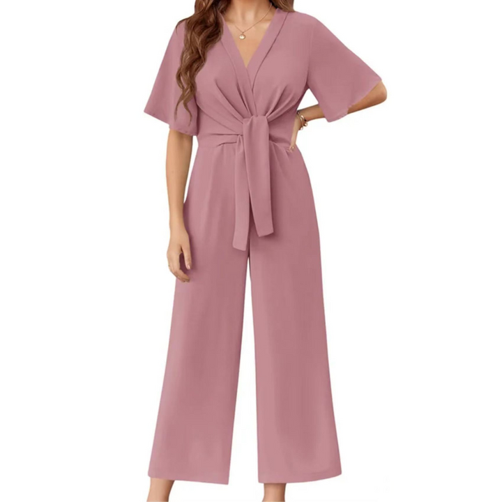 GABRIELLA™ - Elegant Summer Tie Knot Jumpsuits - Maison Léa &amp; Lou