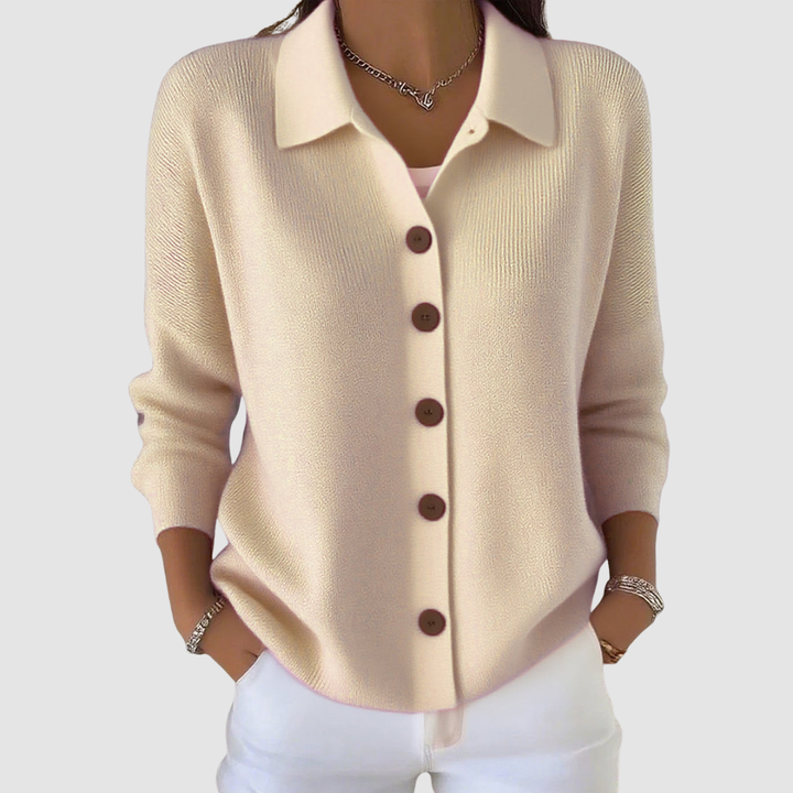 Marianne™ | Button-Up Knit Cardigan - Maison Léa &amp; Lou