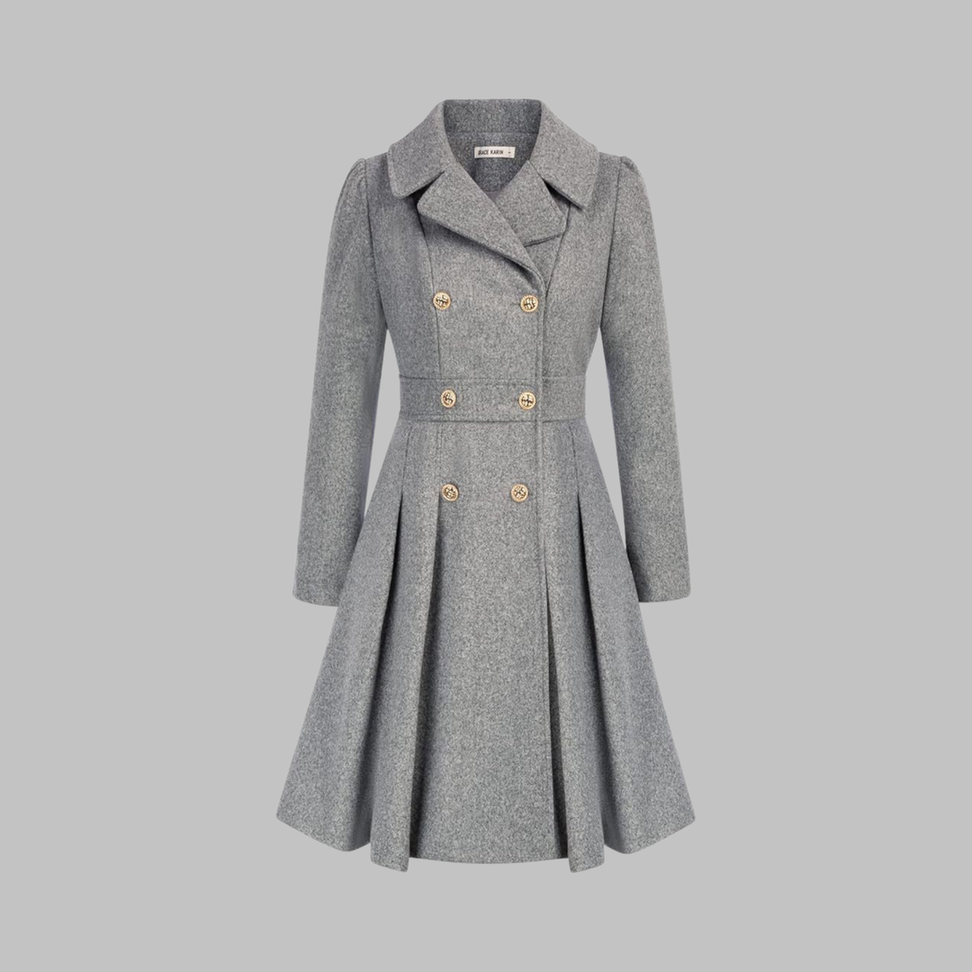 Amelia - Elegant Long Sleeve Coat